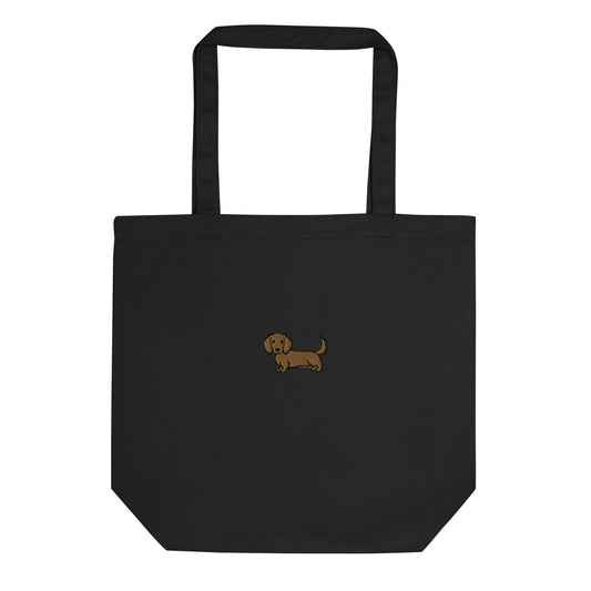 Lady - Brown Wire Haired Dachshund (Tote Bag)