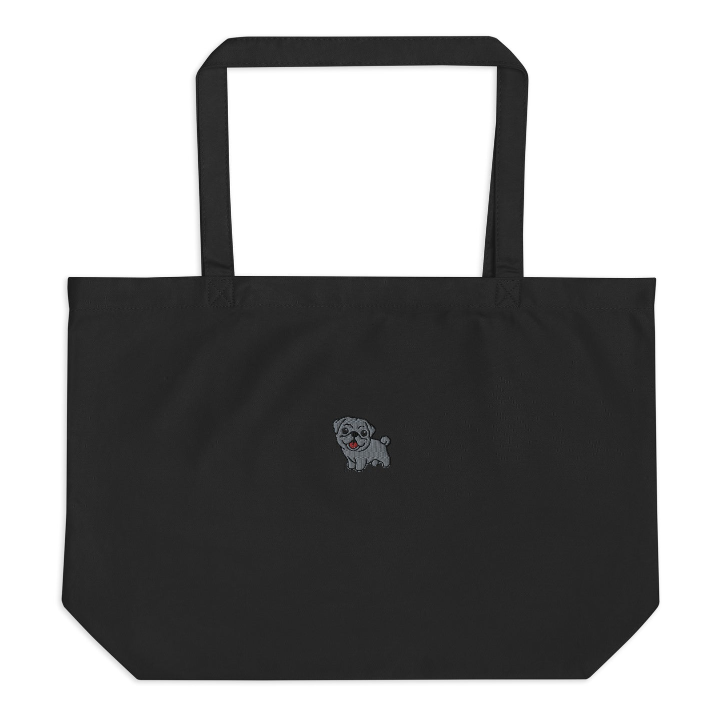 Lola - Grey Pug (Tote  Bag)