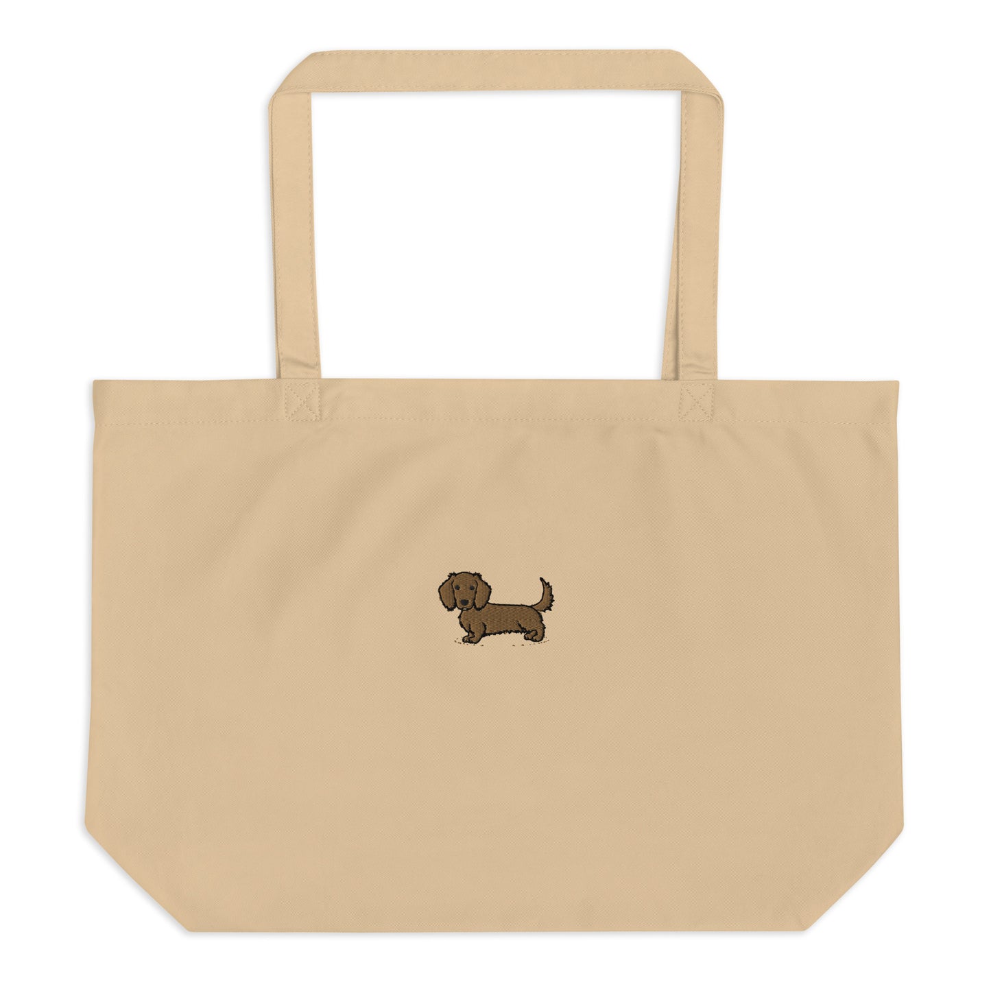 Lady - Brown Wire Haired Dachshund (Tote Bag)